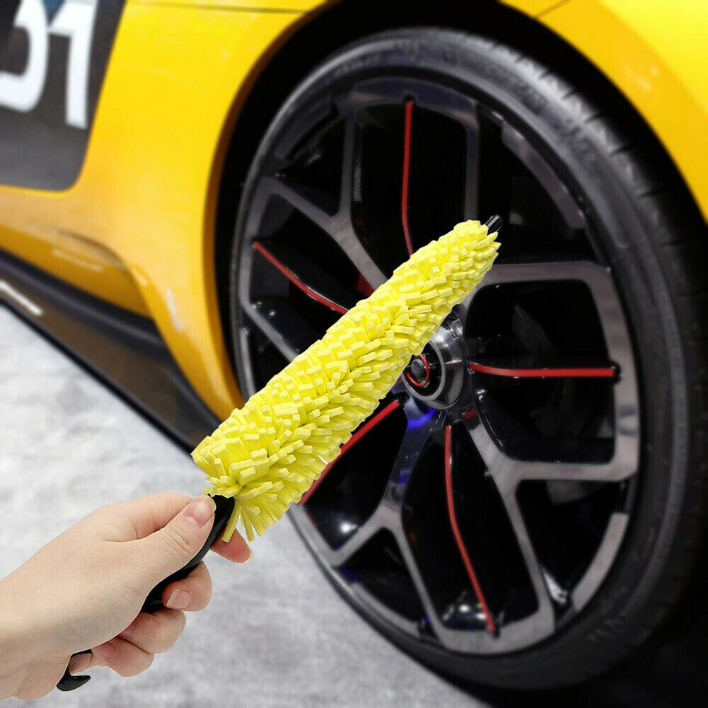 Wheel Rim Cleaner 120ml Car Detailing Brake Dust Remover Powerful Brake Cleaning Spray Washing Brushes for Cleaning Wheels Tires