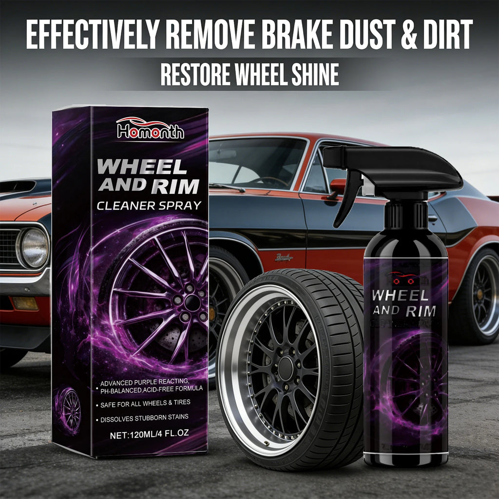 Wheel Cleaner Spray Iron Remover Dust Rim Rust Cleaner Multi Purpose Wheel Hub Washing Tool Car Wheels Rim Cleaner