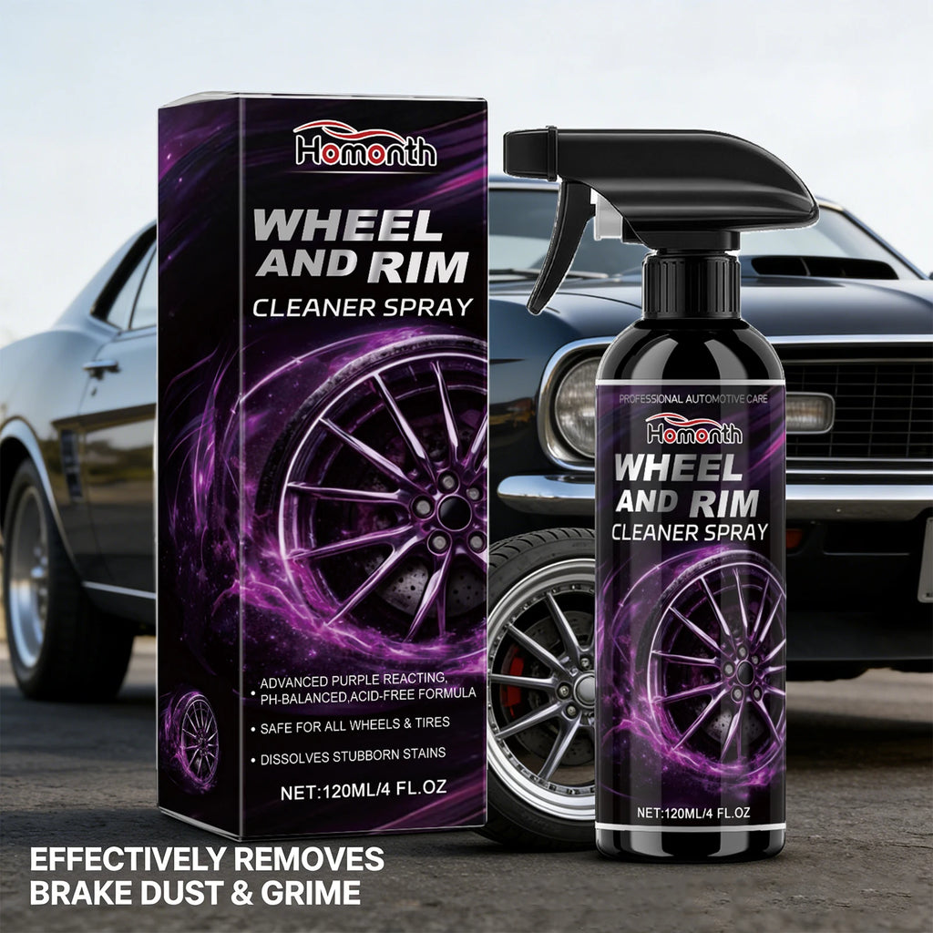 Wheel Cleaner Spray Iron Remover Dust Rim Rust Cleaner Multi Purpose Wheel Hub Washing Tool Car Wheels Rim Cleaner