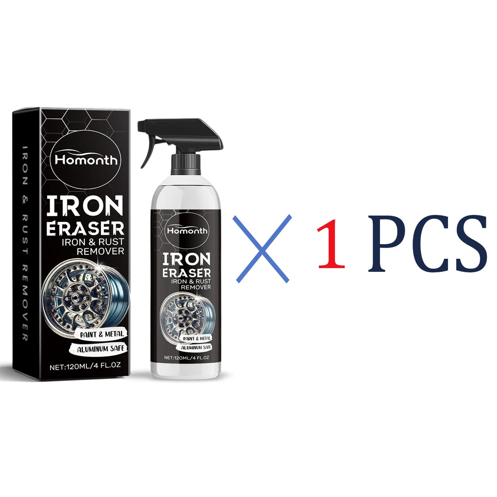 Car Wheel Rust Remover Spray Effective Cleaner for Alloy Rims & Tire Stains Fast-Acting Formula for Car Detailing Restores Shine